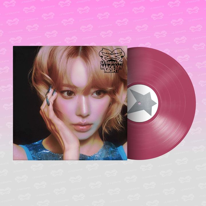 LE SSERAFIM - 單曲二輯：MADE MY NIGHT 【美版｜五個版本｜彩膠】（黑膠唱片 LP） 封面