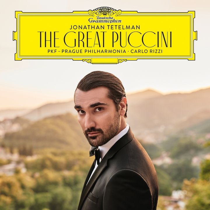 泰特曼 Jonathan Tetelman - The Great Puccini【布拉格愛樂｜收錄〈公主徹夜未眠〉】（黑膠唱片 2LP） 封面