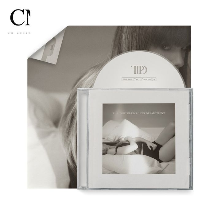 泰勒絲 Taylor Swift - The Tortured Poets Department【收錄 The Manuscript】（CD） 封面