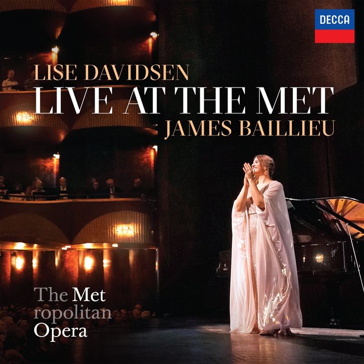 麗絲戴維森 Lise Davidsen - Live At The Met【大都會歌劇院獨唱會現場】（黑膠唱片 2LP） 封面