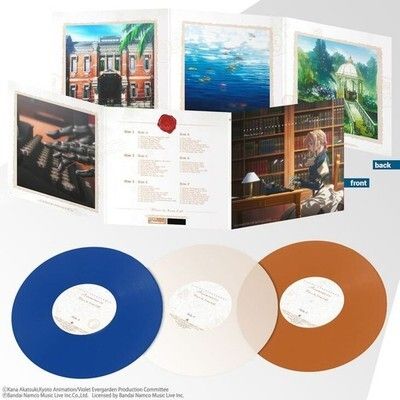 紫羅蘭永恆花園 Violet Evergarden 原聲帶 【彩膠】（黑膠唱片 3LP） 封面