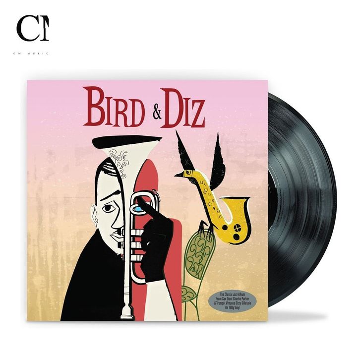 查理帕克 Charlie Parker & 迪吉葛利斯比 Dizzy Gillespie - Bird & Diz（黑膠唱片 LP） 封面