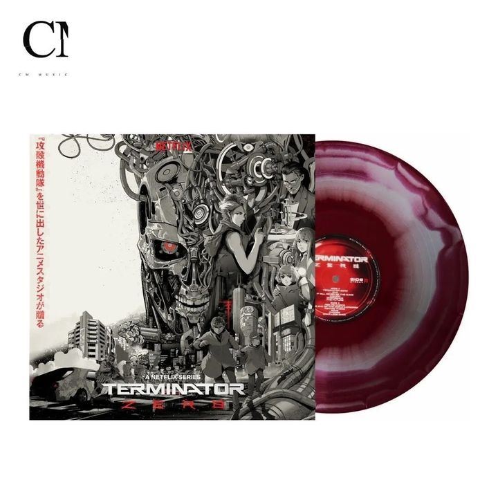 魔鬼終結者 Zero Terminator Zero 原聲帶 / Michelle Birsky & Kevin Henthorn 配樂【彩膠｜限量200張】（黑膠唱片 LP） 封面
