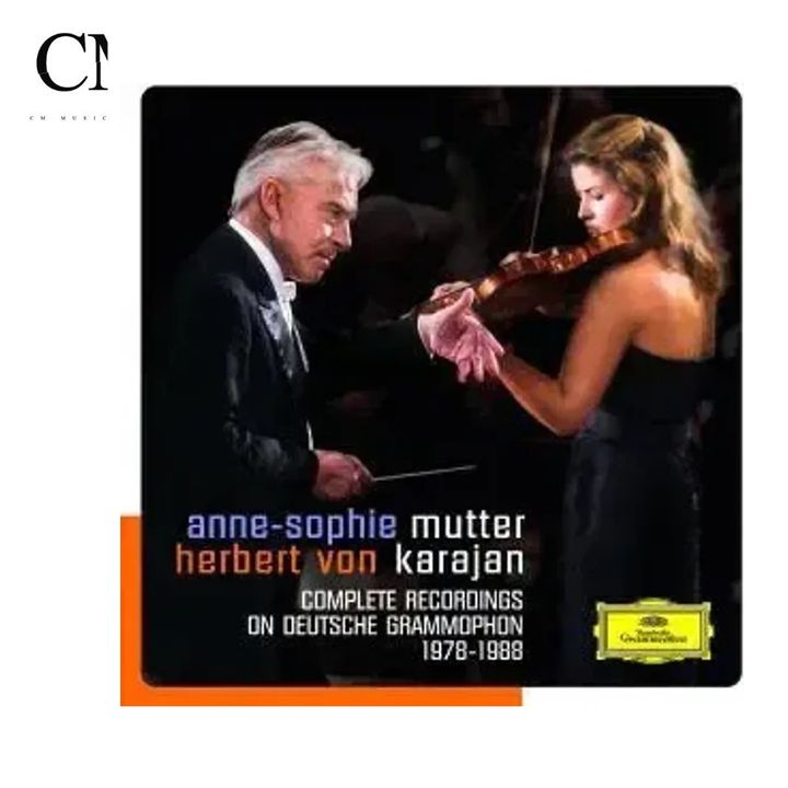 慕特 Anne-Sophie Mutter & 卡拉揚 Herbert von Karajan - Complete Recordings On Deutsche Grammophon 1978–1988【限量版】（5CD） 封面