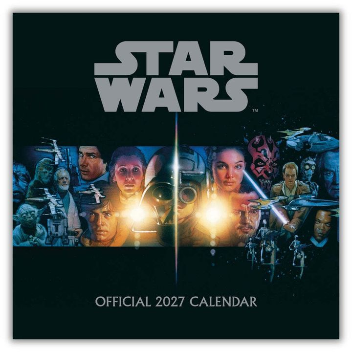 星際大戰 STAR WARS CLASSIC 2027 SQUARE CALENDAR（年曆） 封面