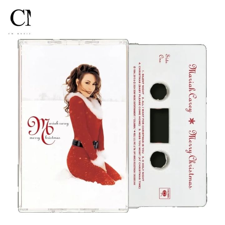 瑪麗亞 凱莉 Mariah Carey - Merry Christmas【30週年紀念版】（卡帶） 封面