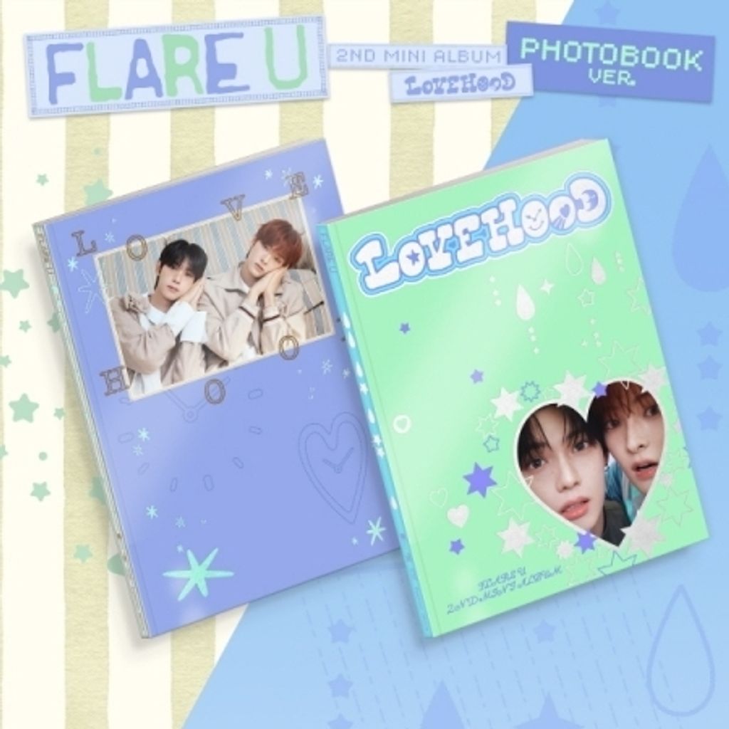 FLARE U - 迷你二輯：LOVEHOOD【Photobook 版】（CD） 封面