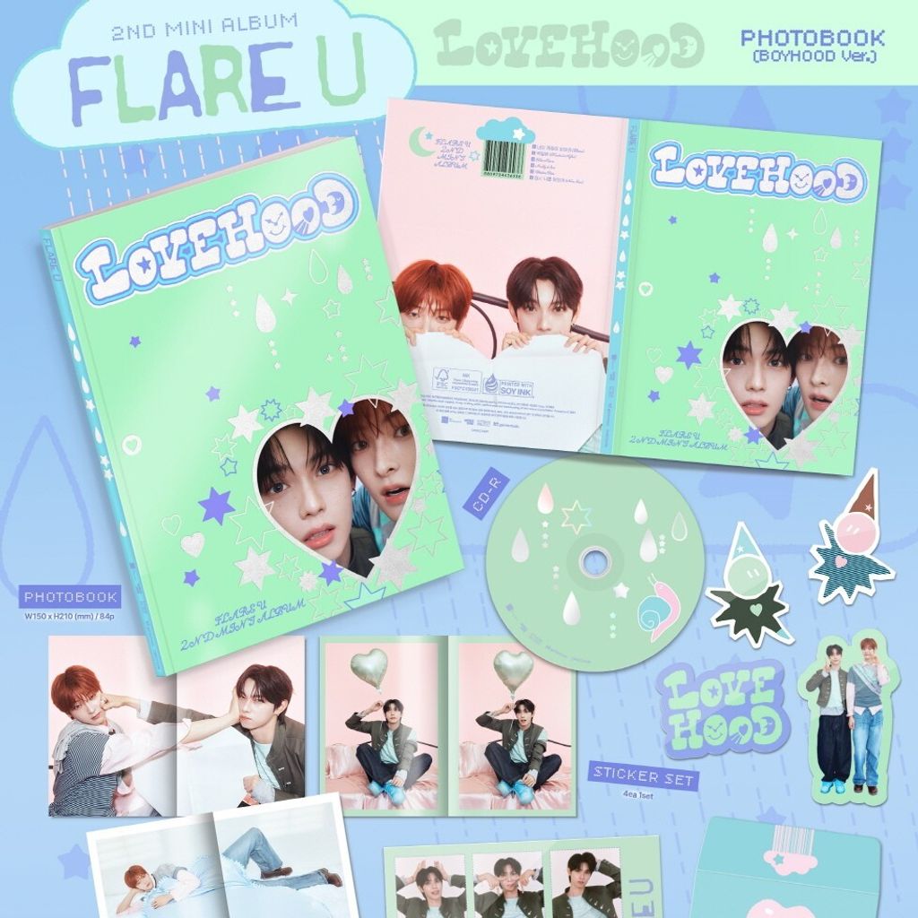 FLARE U - 迷你二輯：LOVEHOOD【Photobook 版】（CD） 內頁 1