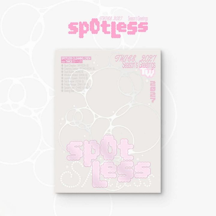 TWICE - 2027 SEASON'S GREETINGS 【SPOTLESS｜含預購特典】（年曆） 封面