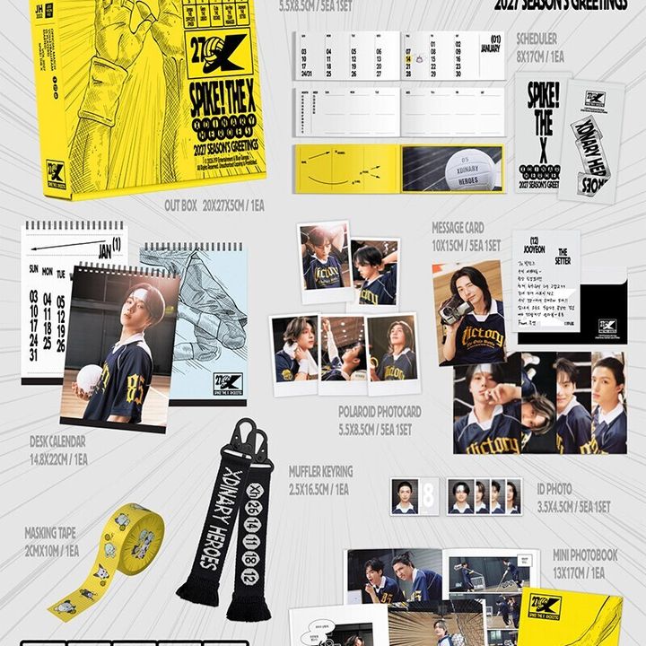 Xdinary Heroes - 2027 Season's Greetings 【SPIKE! THE X｜含預購特典】（周邊） 內頁 1