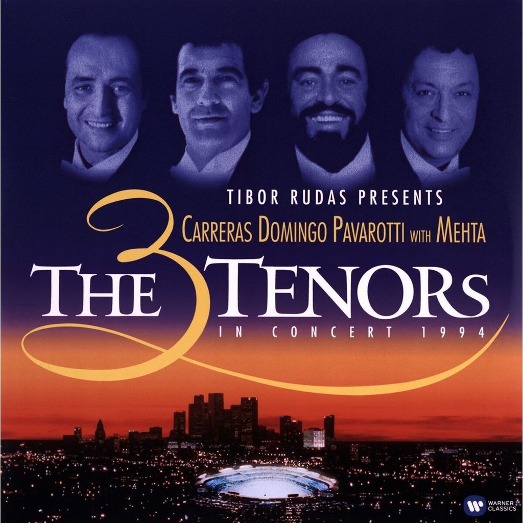 Carreras Domingo Pavarotti - The 3 Tenors In Concert 1994 【三大男高音】（黑膠唱片 2LP） 封面