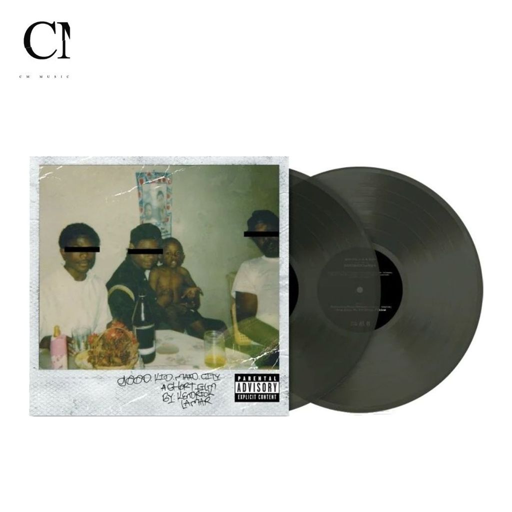 Kendrick Lamar - Good Kid, M.A.A.D City【10 週年紀念｜冰晶黑彩膠】（黑膠唱片 2LP） 封面