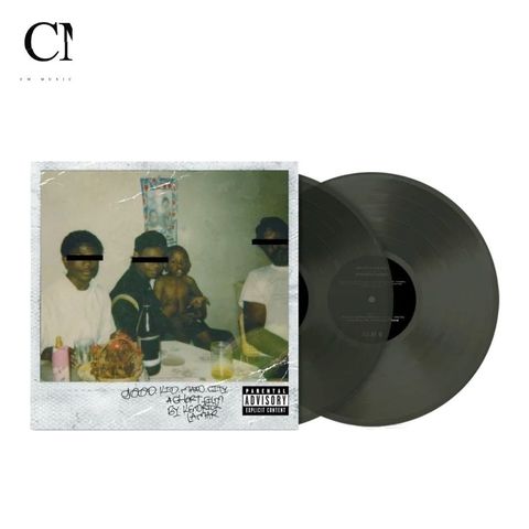 Kendrick Lamar - Good Kid, M.A.A.D City【10 週年紀念｜冰晶黑彩膠】（黑膠唱片 2LP）