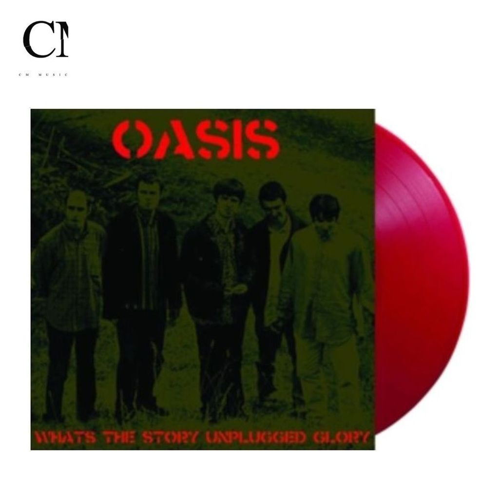 綠洲合唱團 Oasis - What's the Story Unplugged Glory【非官方發行｜紅膠】（黑膠唱片 LP） 封面