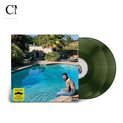巨星馬龍 Post Malone - Austin 【綠色彩膠】（黑膠唱片 2LP）