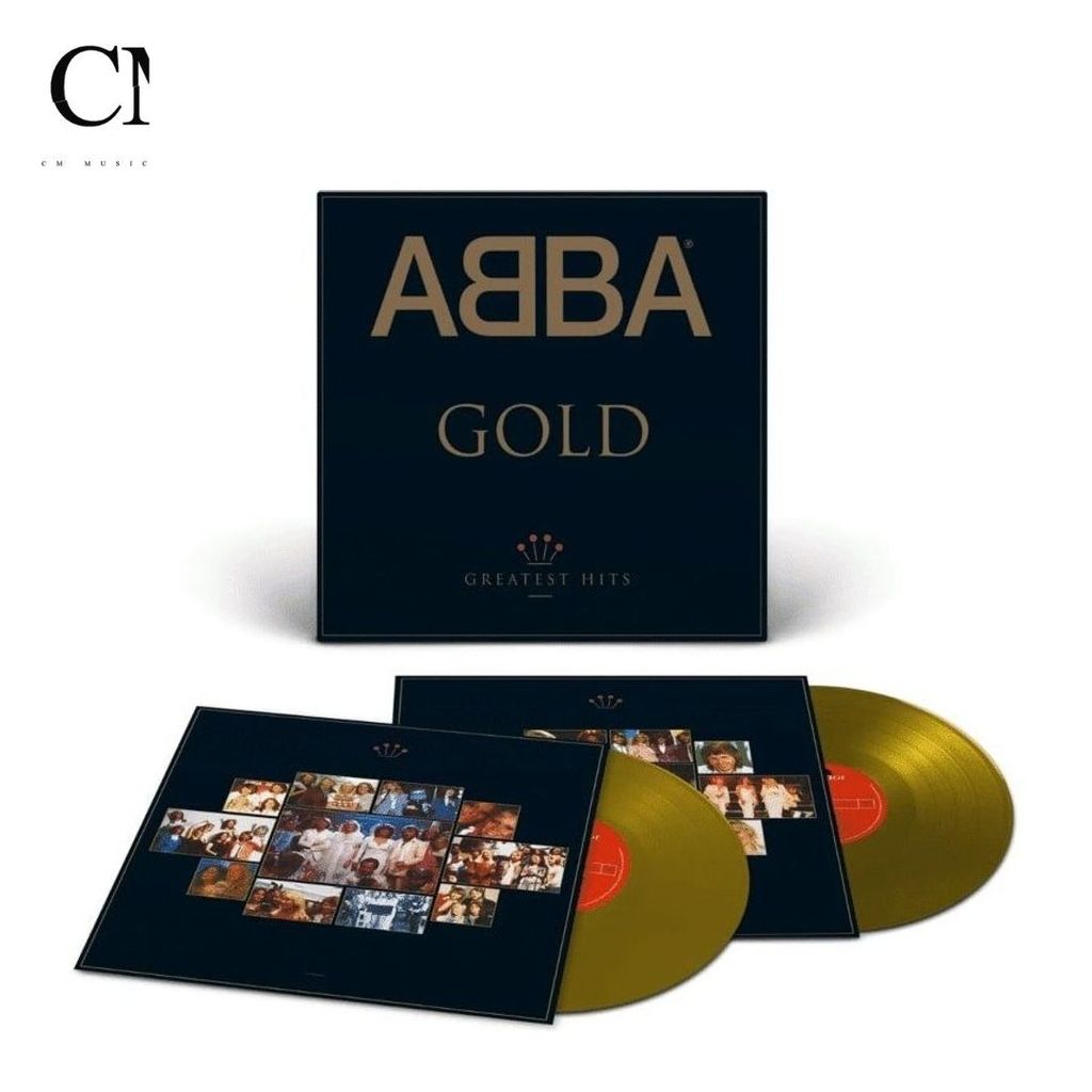阿巴合唱團 ABBA - Gold - Greatest Hits【30週年紀念版｜金色彩膠】（黑膠唱片 2LP） 封面