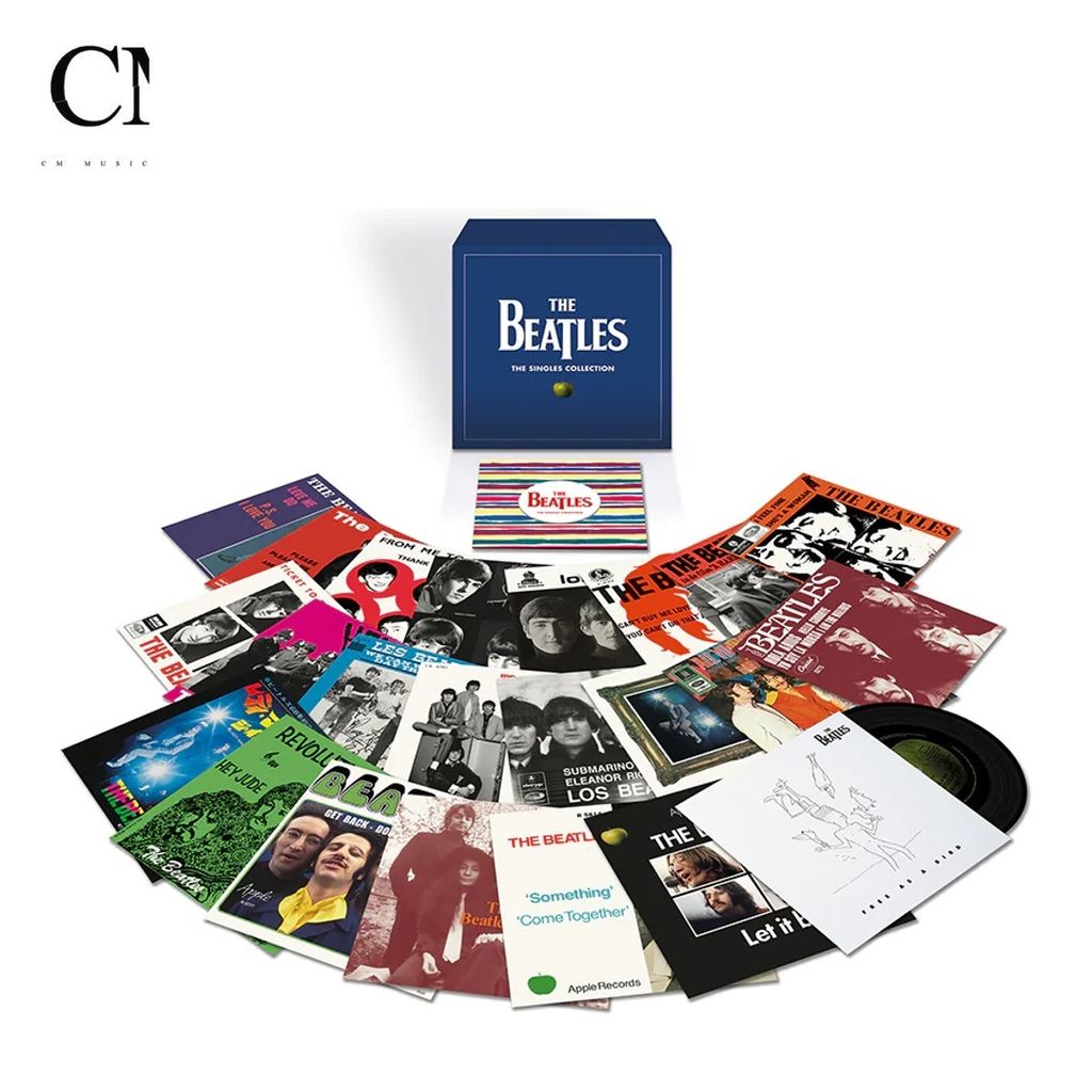 披頭四 The Beatles - The Singles Collection【23張7吋膠盒裝｜全球限量】（黑膠唱片 LP） 封面
