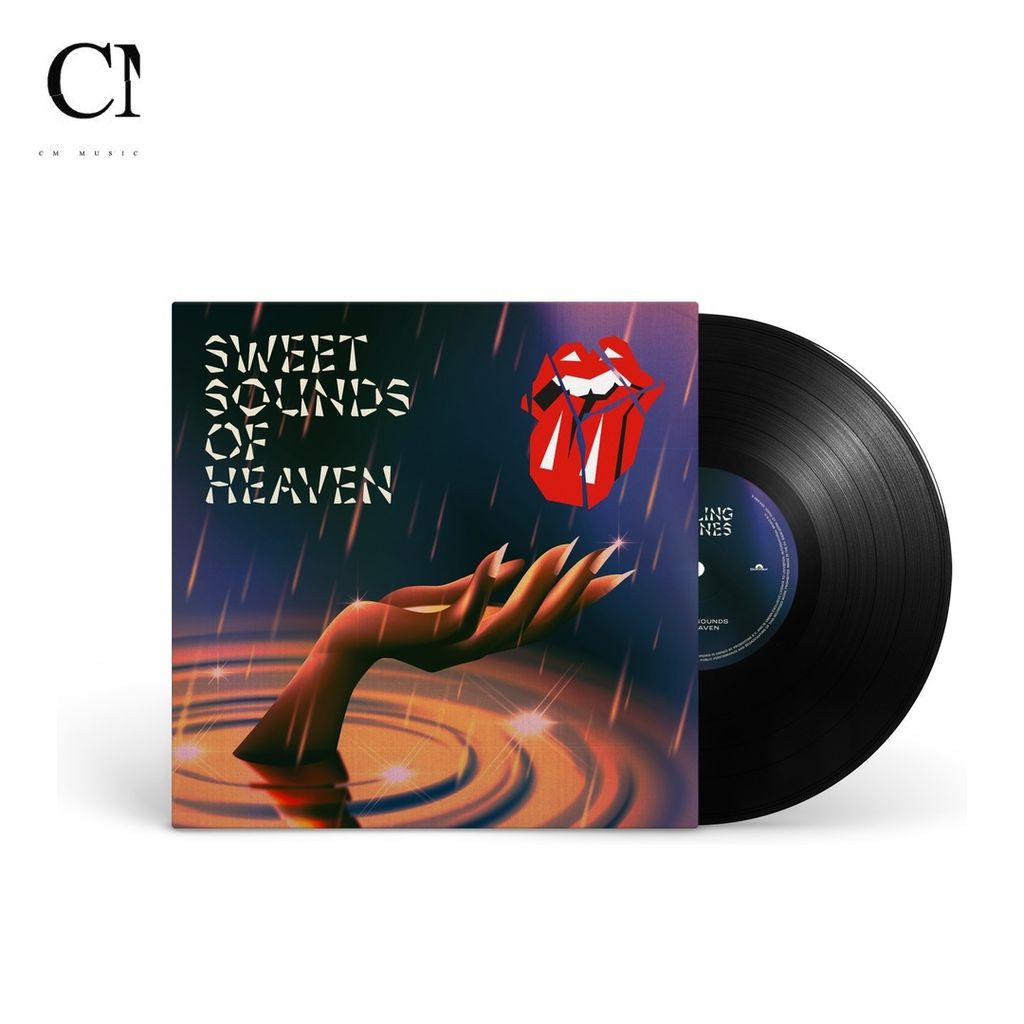 滾石樂團 The Rolling Stones & 女神卡卡 Lady Gaga - Sweet Sounds Of Heaven【10吋單面蝕刻膠｜限量】（黑膠唱片 LP） 封面