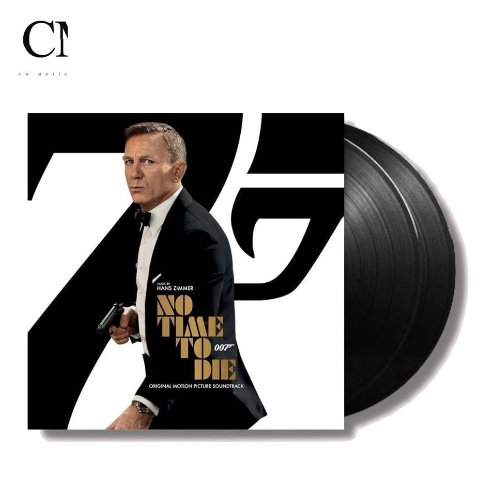 007：生死交戰 No Time to Die 電影原聲帶（黑膠唱片 2LP） 封面