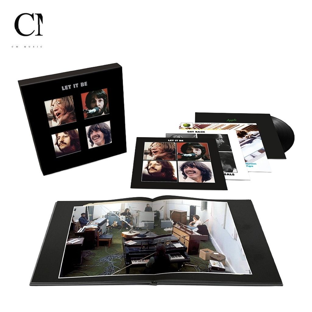披頭四 The Beatles - Let It Be【50 週年超級豪華版｜附 100 頁精裝書】（黑膠唱片 5LP） 封面