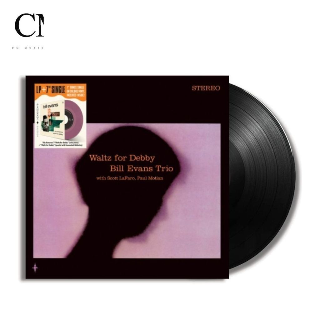 比爾伊文斯三重奏 Bill Evans Trio - Waltz For Debby【180克｜加贈7吋紫色彩膠】（黑膠唱片 LP） 封面