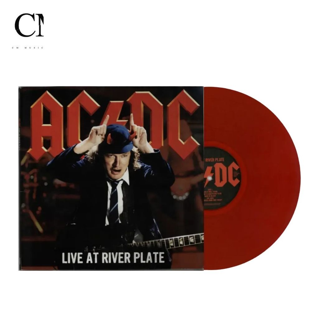 AC/DC - Live At River Plate【Live 現場版｜紅色彩膠】（黑膠唱片 3LP） 封面