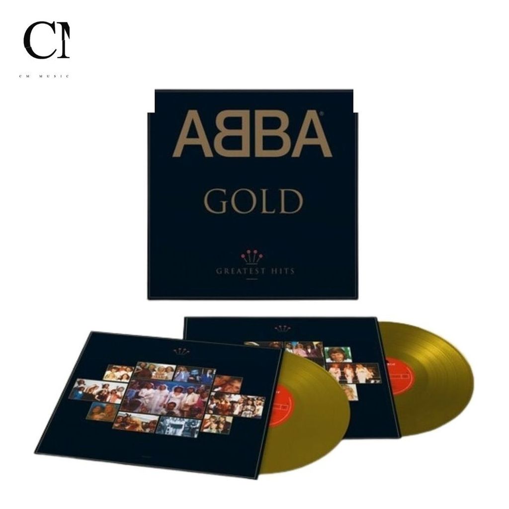 阿巴合唱團 ABBA - Gold - Greatest Hits【精選合輯｜金色彩膠】（黑膠唱片 2LP） 封面