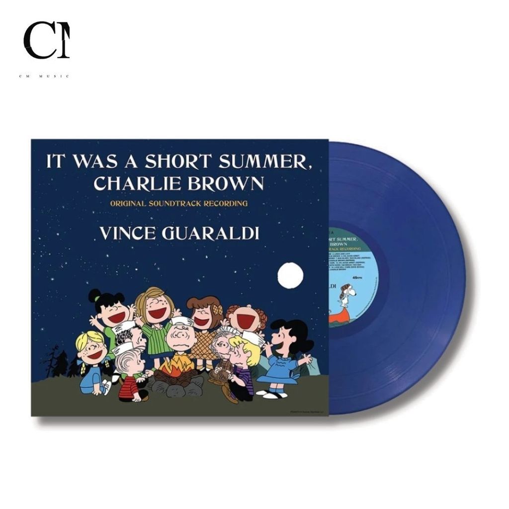 查理布朗 Vince Guaraldi - It Was A Short Summer, Charlie Brown【Indie 獨家｜夏夜藍彩膠】（黑膠唱片 LP） 封面