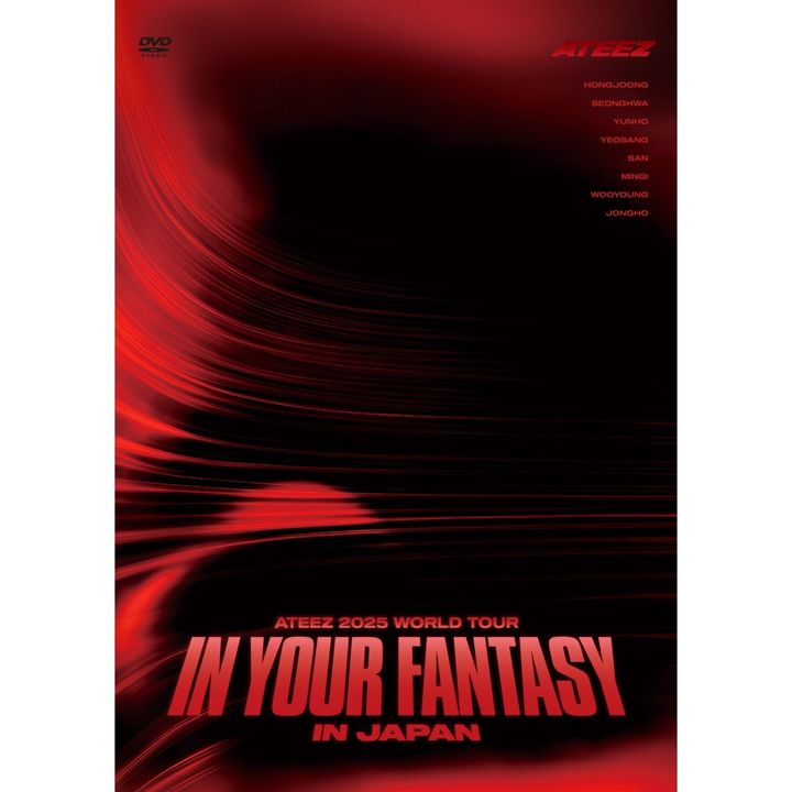 ATEEZ - 2025 WORLD TOUR：IN YOUR FANTASY【IN JAPAN 日本埼玉場｜通常盤】（3DVD） 封面
