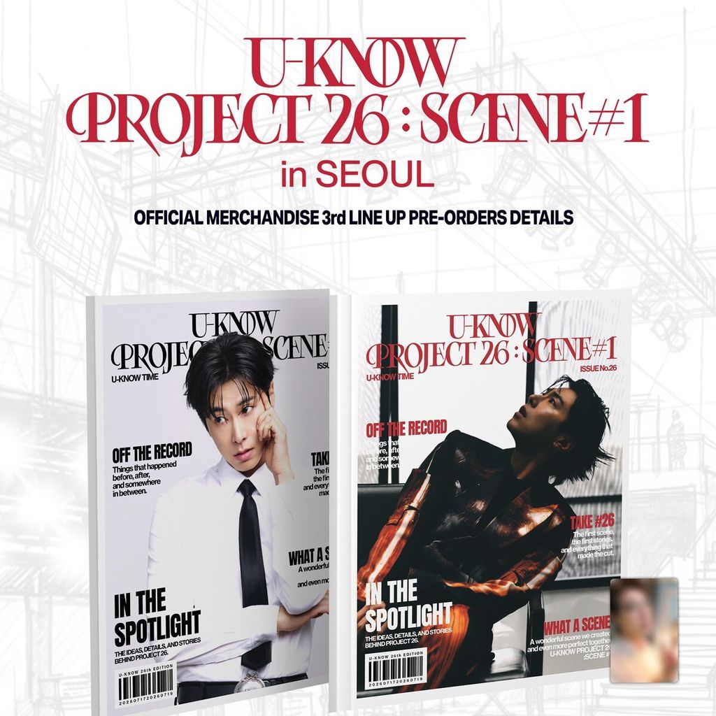 鄭允浩 U-KNOW YOONHO（東方神起） - PROJECT 26：SCENE#1 in SEOUL 【PROJECT BOOK SET 巡演紀錄書】（MD） 內頁 1