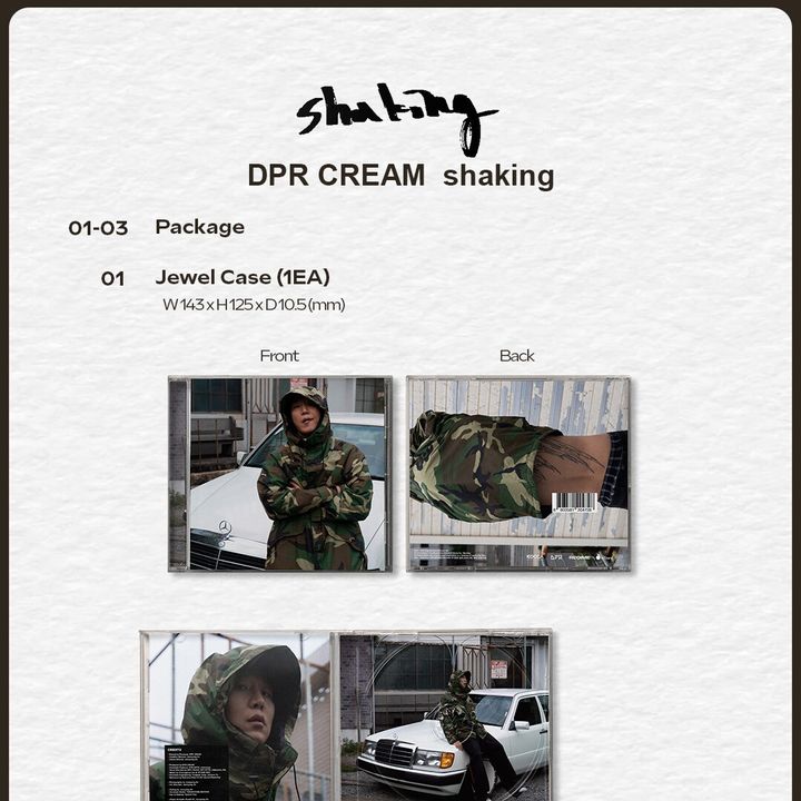 DPR CREAM - 正規二輯：shaking（2CD） 內頁 1