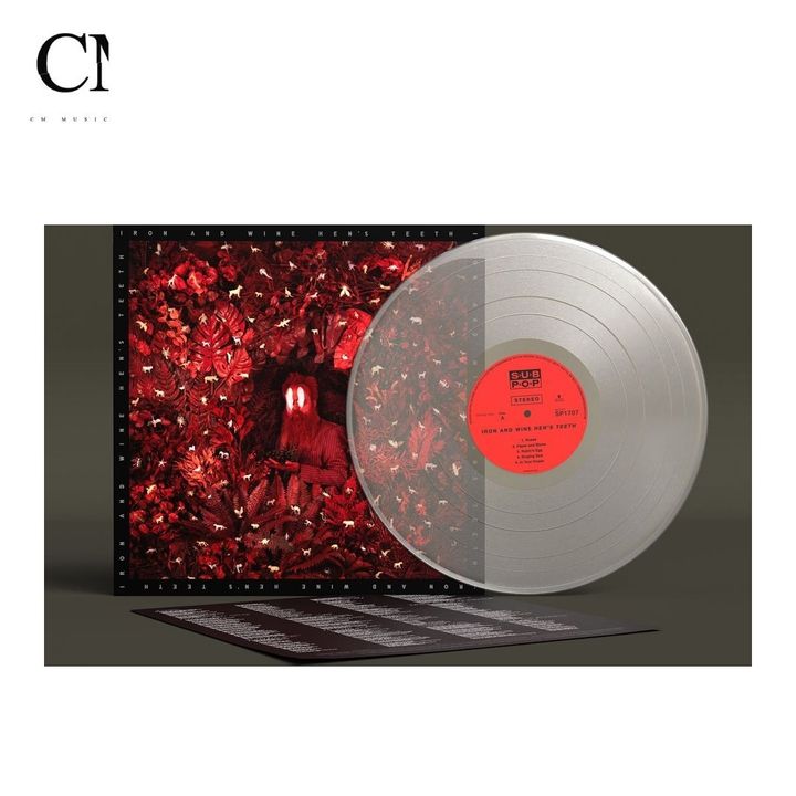 Iron & Wine - Hen's Teeth【透明白色彩膠】（黑膠唱片 LP） 封面