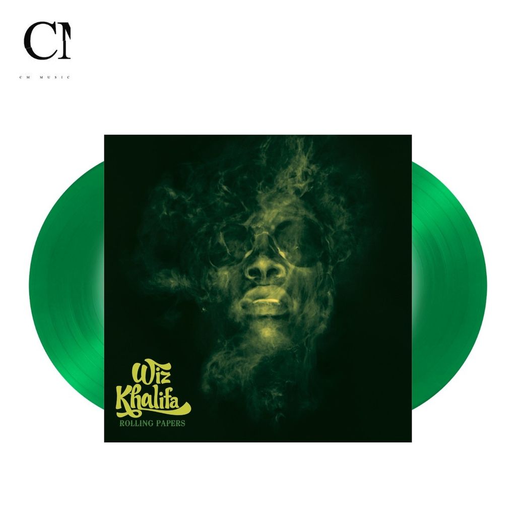 Wiz Khalifa - Rolling Papers【綠色彩膠】（黑膠唱片 2LP） 封面