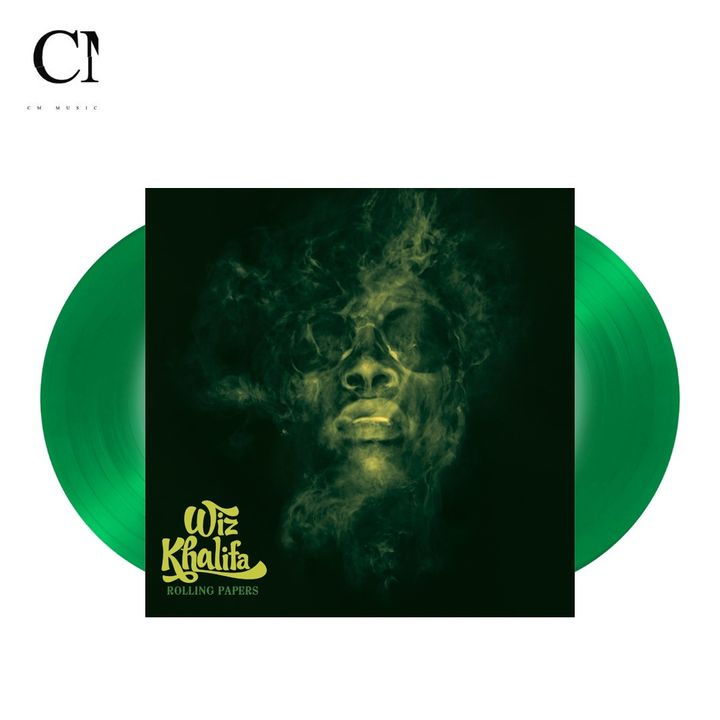 Wiz Khalifa - Rolling Papers【綠色彩膠】（黑膠唱片 2LP） 封面