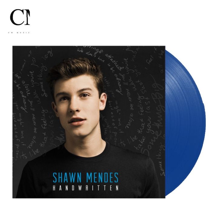 尚恩曼德斯 Shawn Mendes - Handwritten 【藍色彩膠】（黑膠唱片 LP） 封面