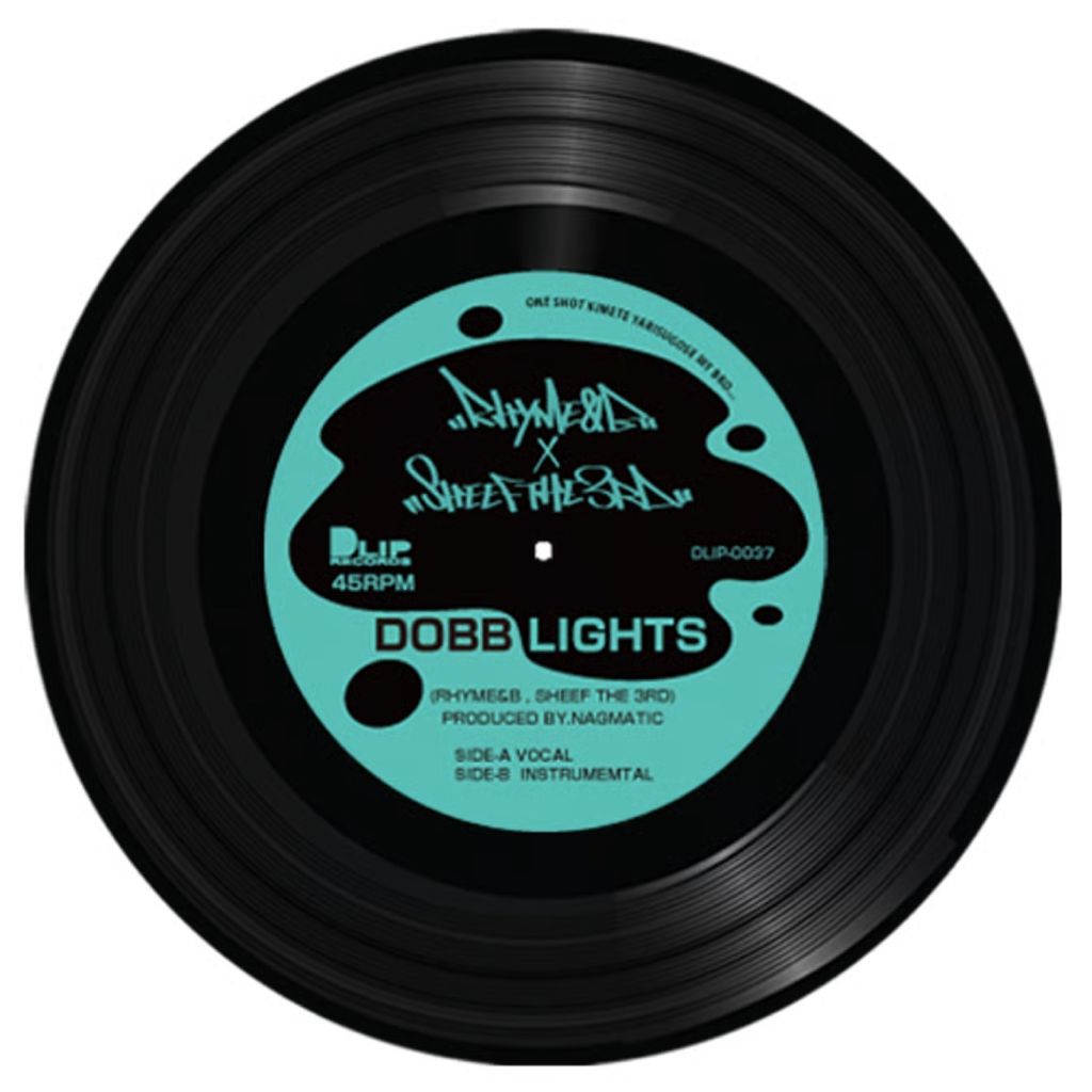 RHYME&B X SHEEF THE 3RD - DOBB LIGHTS (7")【日盤】（黑膠唱片 LP） 封面