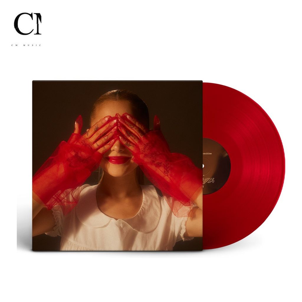 亞莉安娜 Ariana Grande - eternal sunshine【Indie獨家｜特殊封面｜紅寶石彩膠】（黑膠唱片 LP） 封面