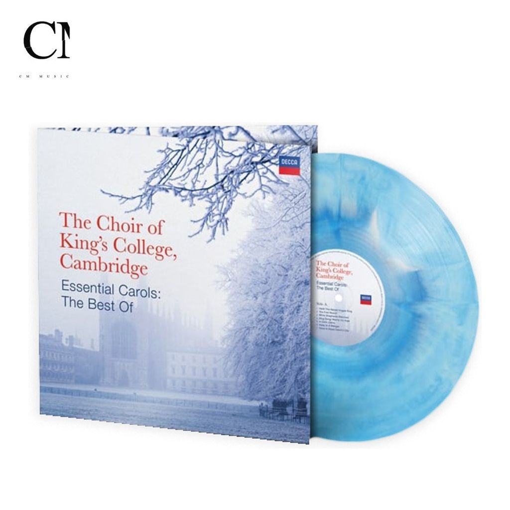劍橋國王學院合唱團 Choir Of King's College, Cambridge - Best Of Essential Carols【限量｜藍白彩膠】（黑膠唱片 LP） 封面