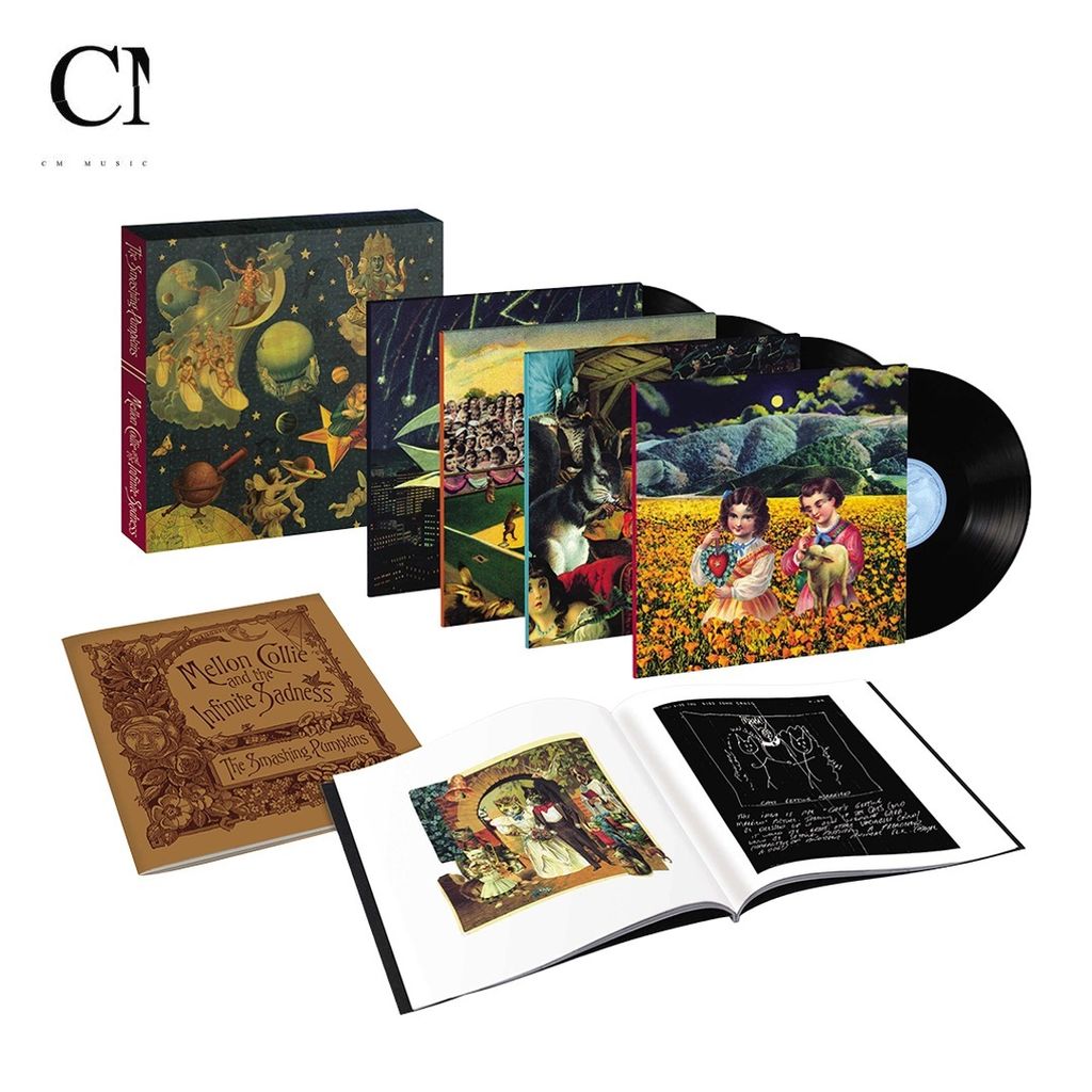 非凡人物合唱團 The Smashing Pumpkins - Mellon Collie And The Infinite Sadness【180克｜4LP 盒裝版】（黑膠唱片 4LP） 封面