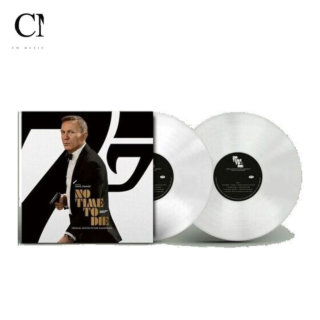 007：生死交戰 No Time to Die 電影原聲帶【白色彩膠】（黑膠唱片 2LP） 封面