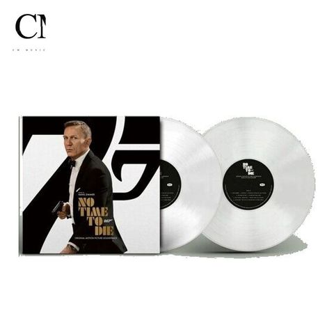 007：生死交戰 No Time to Die 電影原聲帶【白色彩膠】（黑膠唱片 2LP）