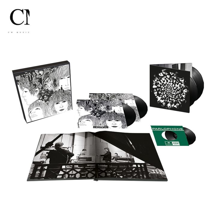 披頭四 The Beatles - Revolver【超級豪華盒裝版｜4LP＋7吋 EP】（黑膠唱片 4LP） 封面