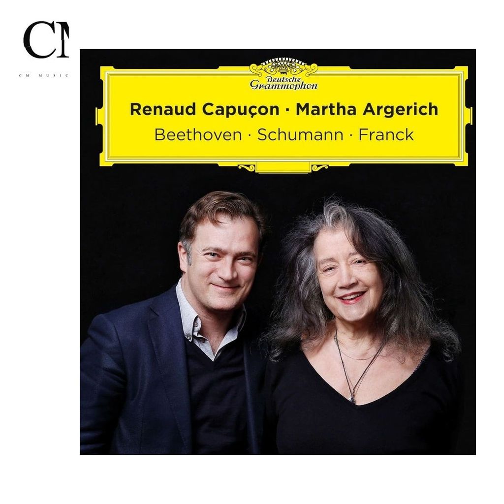 卡普頌、阿格麗希 Renaud Capuçon & Martha Argerich - Beethoven • Schumann • Franck（黑膠唱片 2LP） 封面