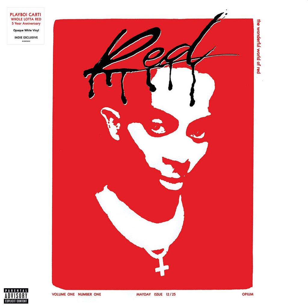 Playboi Carti - Whole Lotta Red 【5週年紀念｜獨立唱片行限定｜白色彩膠】（黑膠唱片 2LP） 內頁 1