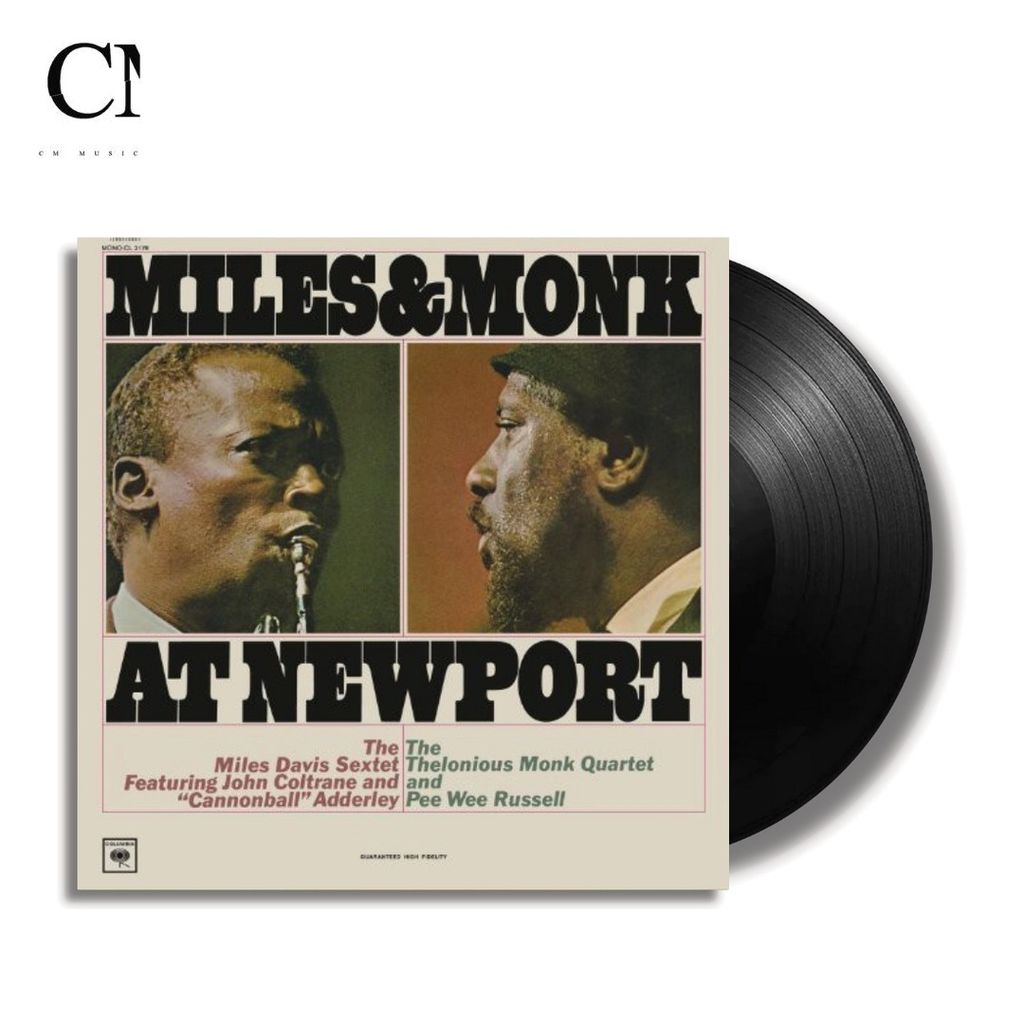 邁爾士戴維斯 Miles Davis & 塞隆尼斯孟克 Thelonious Monk - Miles & Monk At Newport（黑膠唱片 LP） 封面