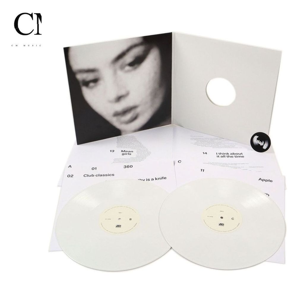 酷娃恰莉 Charli XCX - Brat And It's The Same But There's Three More Songs So It's Not【白色彩膠】（黑膠唱片 2LP） 封面