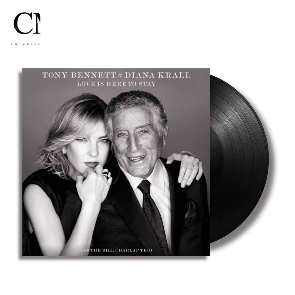 東尼班奈特 Tony Bennett & 黛安娜克瑞兒 Diana Krall - Love Is Here To Stay（黑膠唱片 LP） 封面