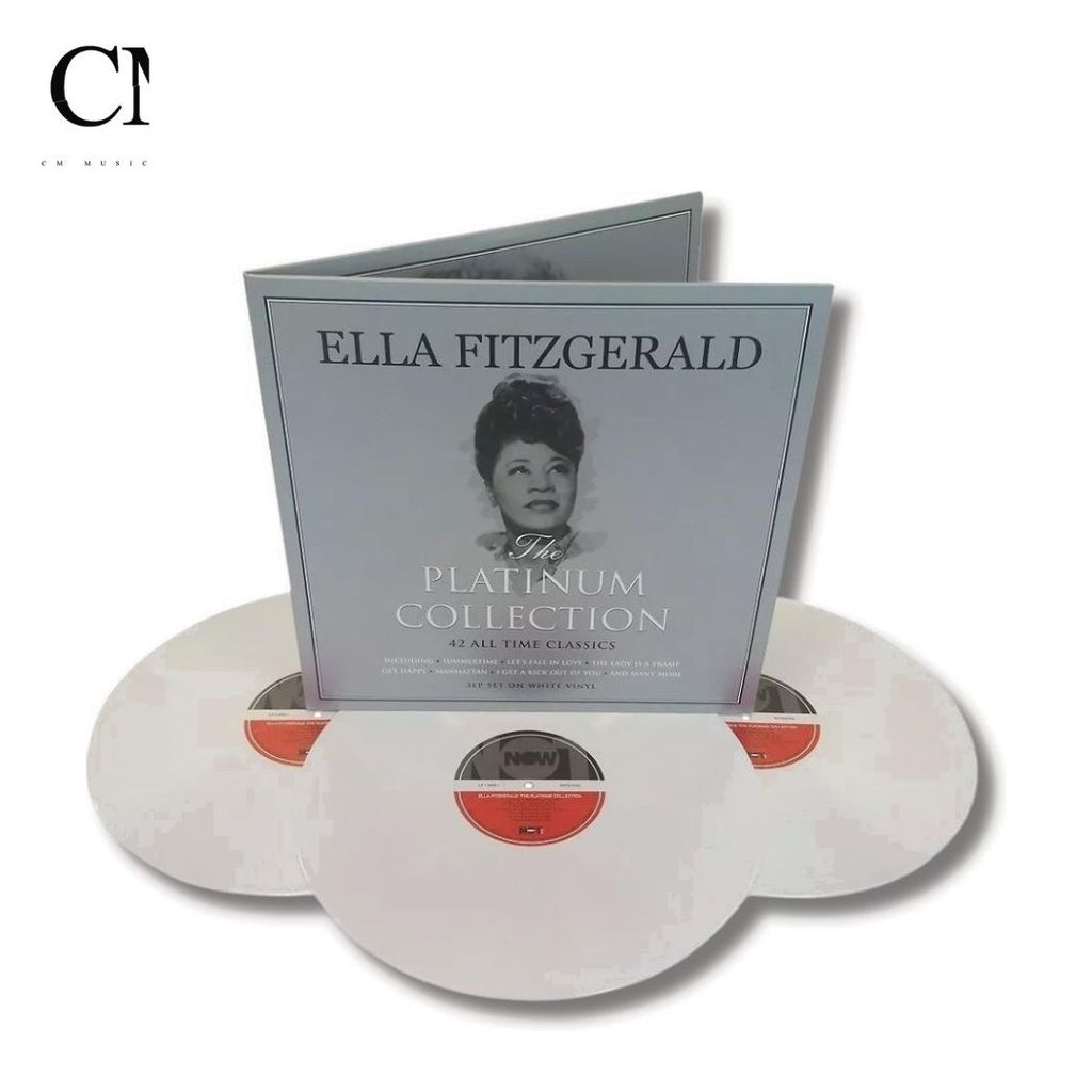 艾拉費茲傑拉 Ella Fitzgerald - Platinum Collection【白色彩膠】（黑膠唱片 3LP） 封面