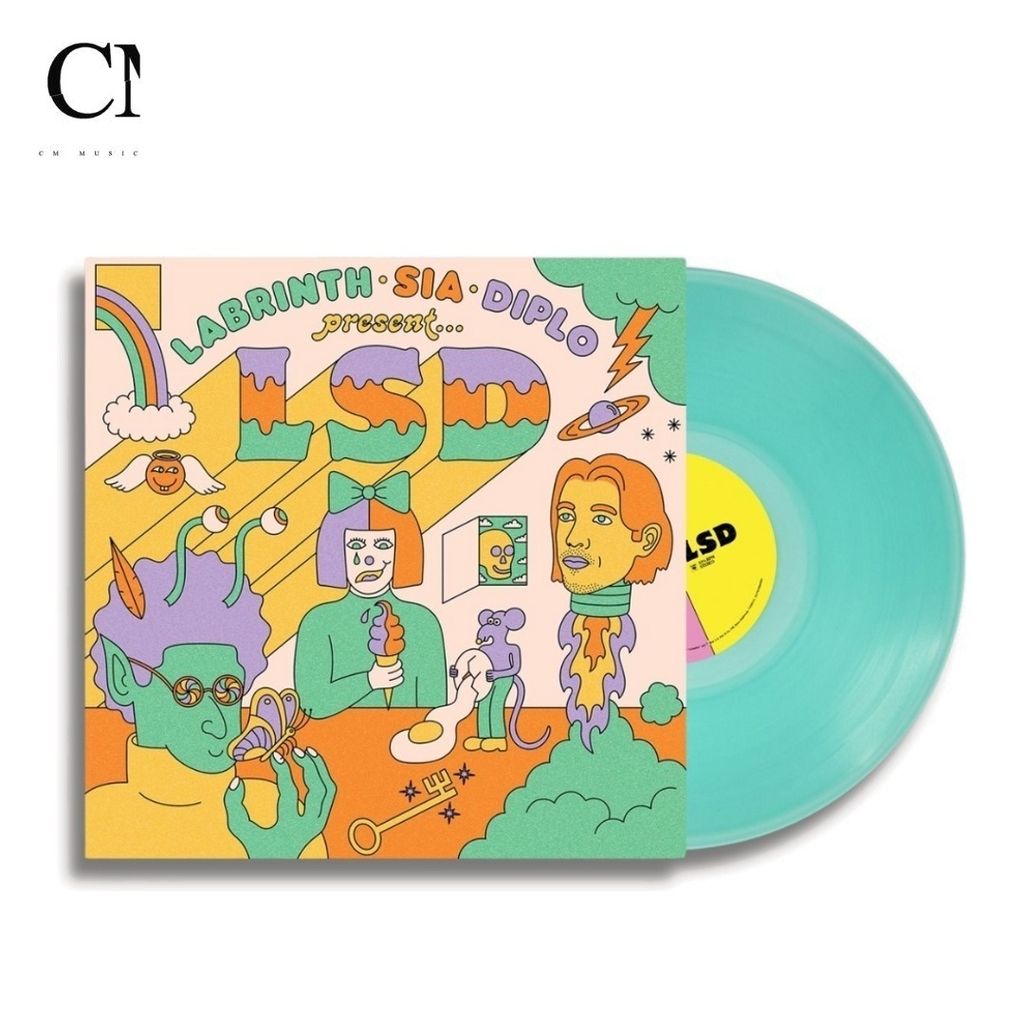 Labrinth, Sia and Diplo - LSD【5周年紀念版｜綠色彩膠】（黑膠唱片 LP） 封面