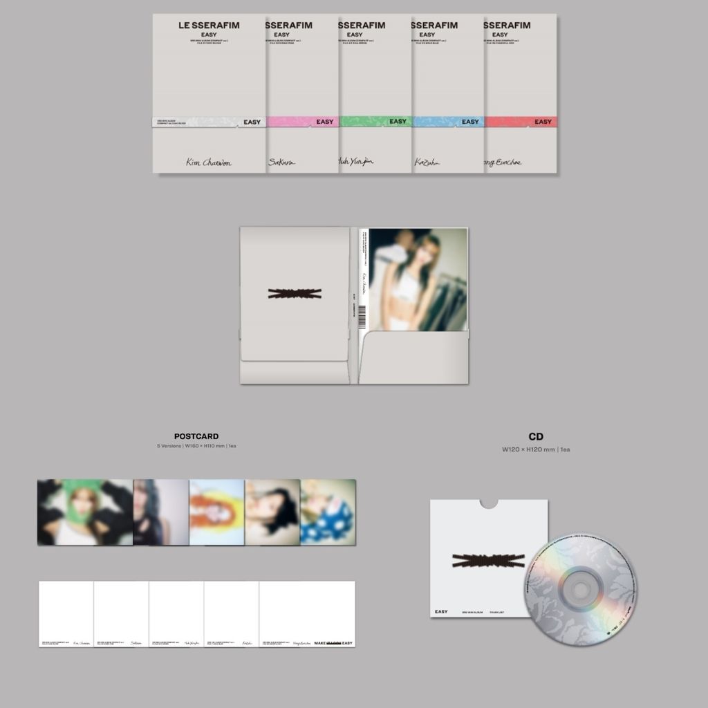 LE SSERAFIM - 3rd Mini Album: Easy【Compact 版】（CD） 內頁 3